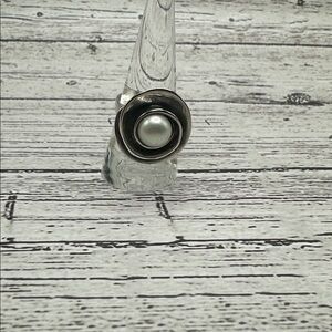 Silpada Silver Ring with White Pearl